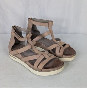 Eileen Fisher Sola Tumbled Nubuck Leather Sneaker Sandals